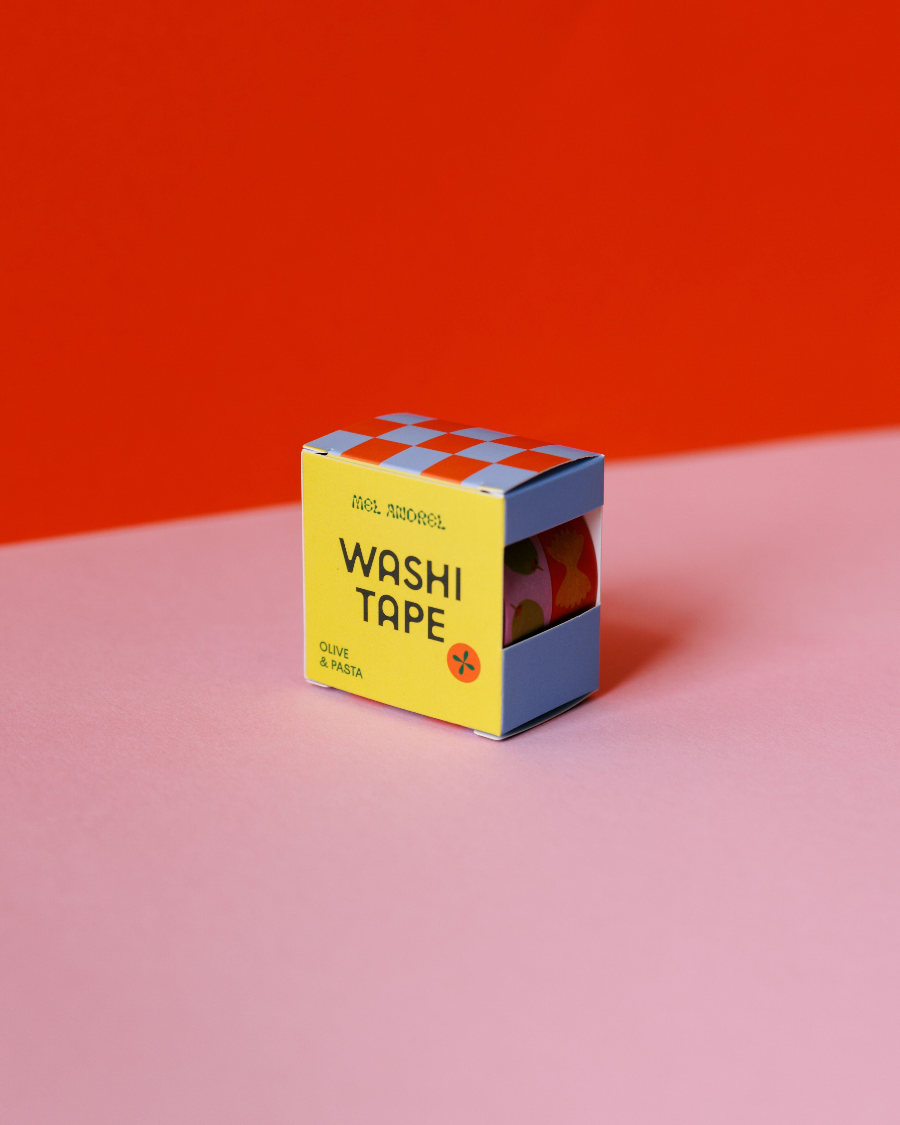 Mel Andrel Washi Tape Olive & Pasta | Two-Pack