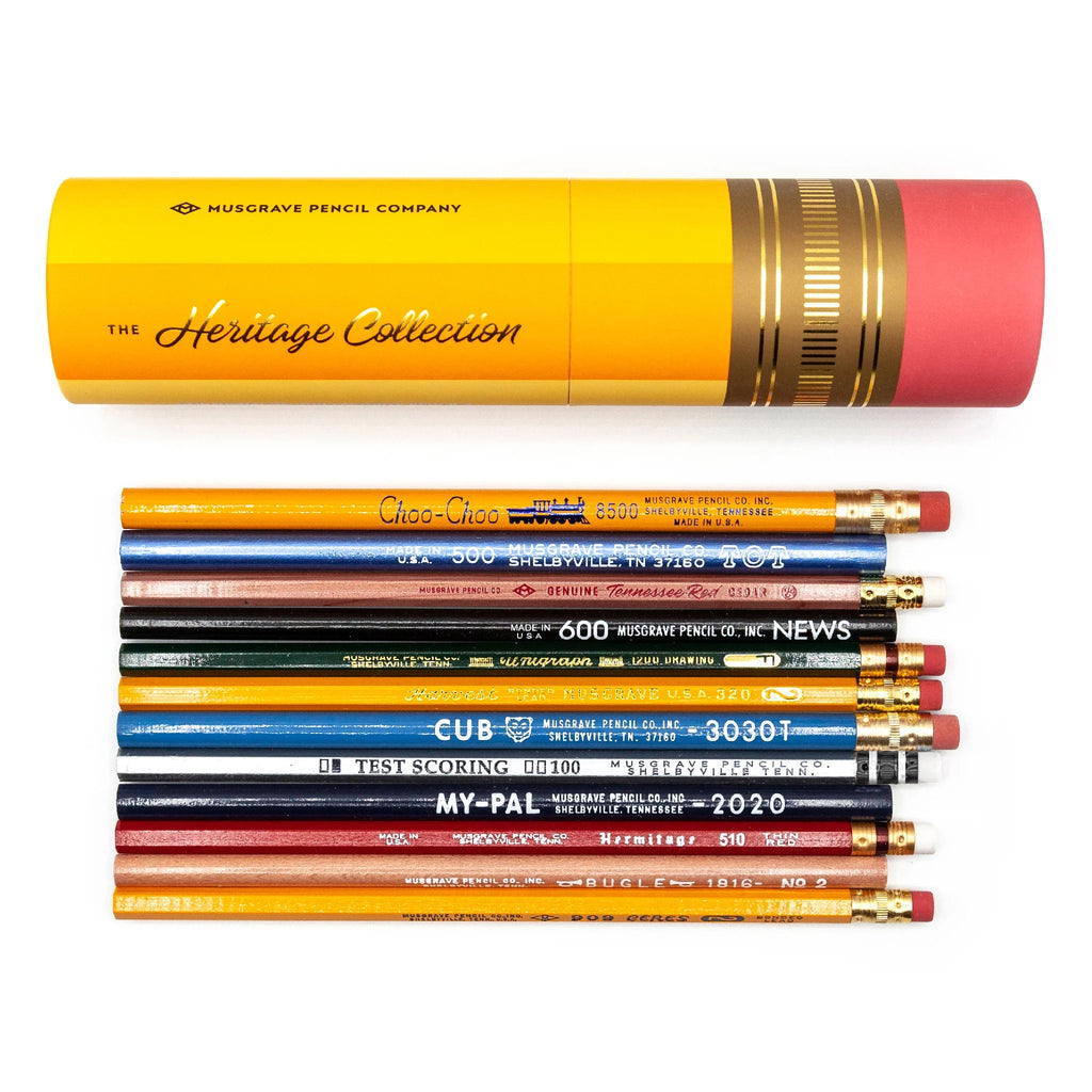 Musgrave Pencil Company | Pencil Set | Heritage Collection 12-Pack Variety