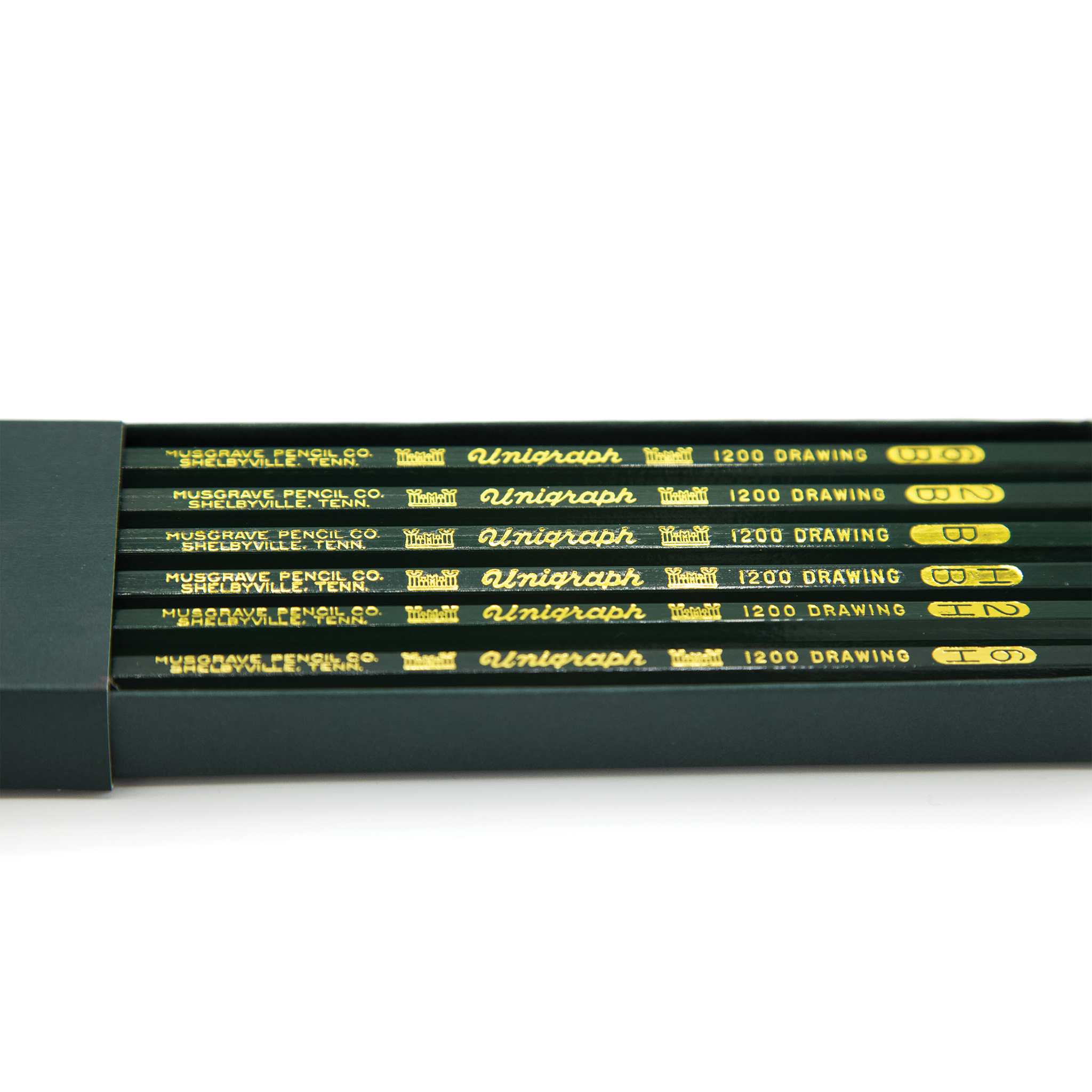 Musgrave Pencil Company | Pencil Set | Unigraph 12-Pack Variety (6B-6H)