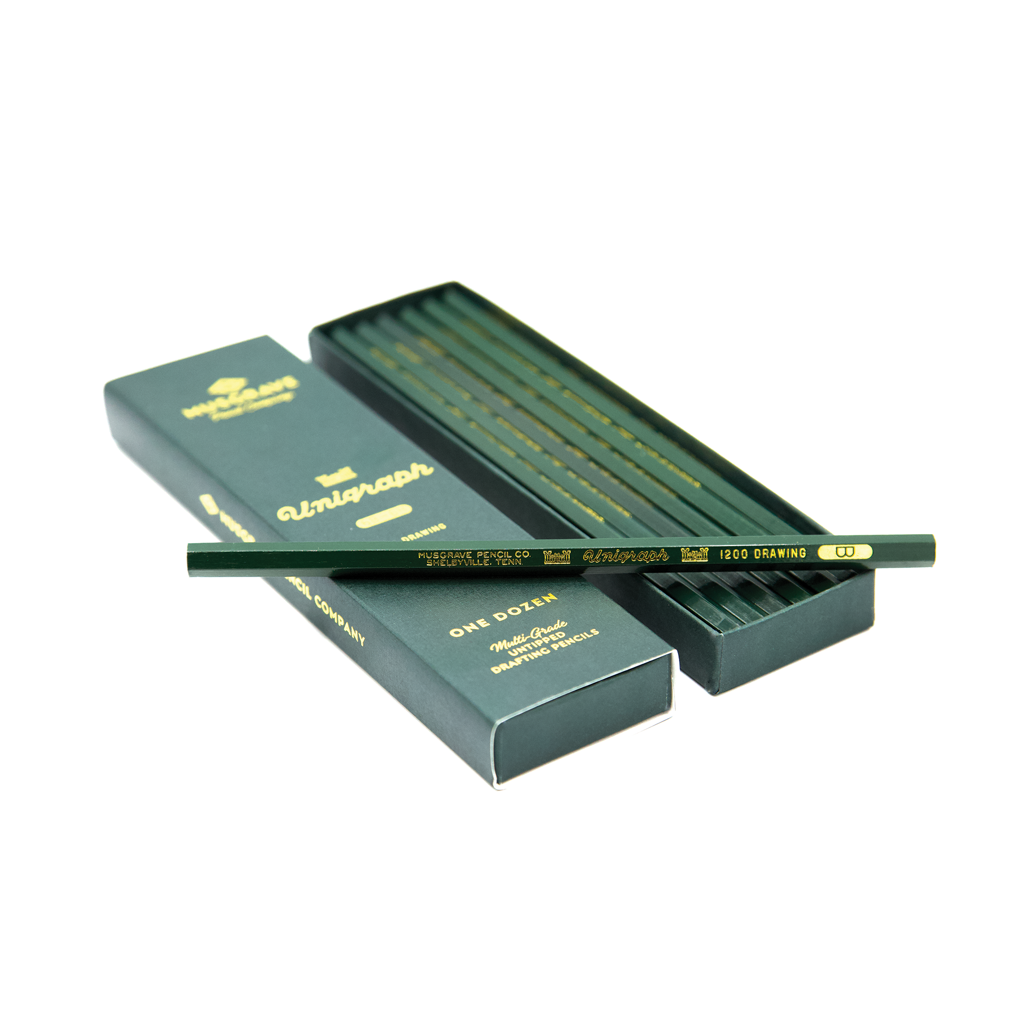 Musgrave Pencil Company | Pencil Set | Unigraph 12-Pack Variety (6B-6H)