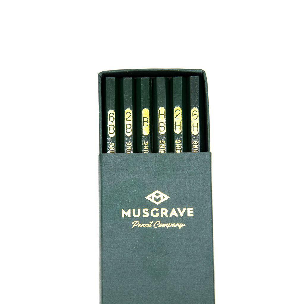 Musgrave Pencil Company | Pencil Set | Unigraph 12-Pack Variety (6B-6H)