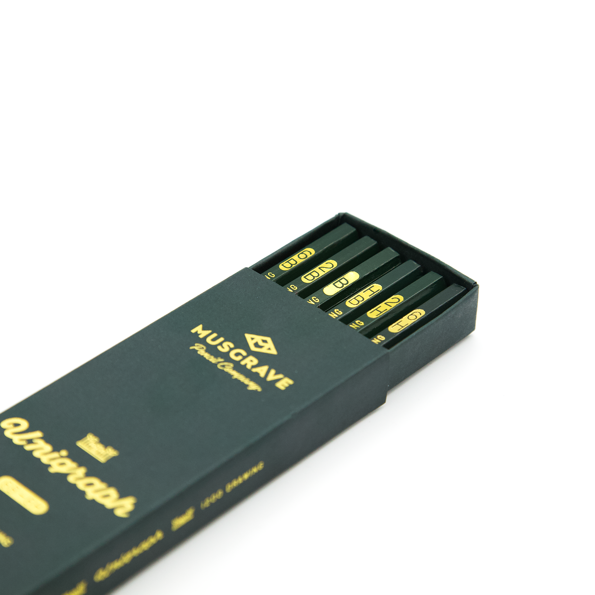 Musgrave Pencil Company | Pencil Set | Unigraph 12-Pack Variety (6B-6H)