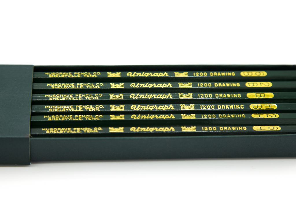 Musgrave Pencil Company | Pencil Set | Unigraph 12-Pack Variety (6B-6H)