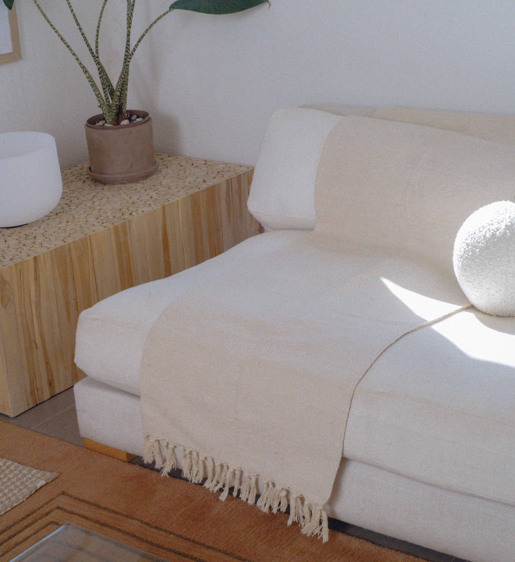 Oko Living Organic Cotton Yoga Blanket - Naturally Dyed