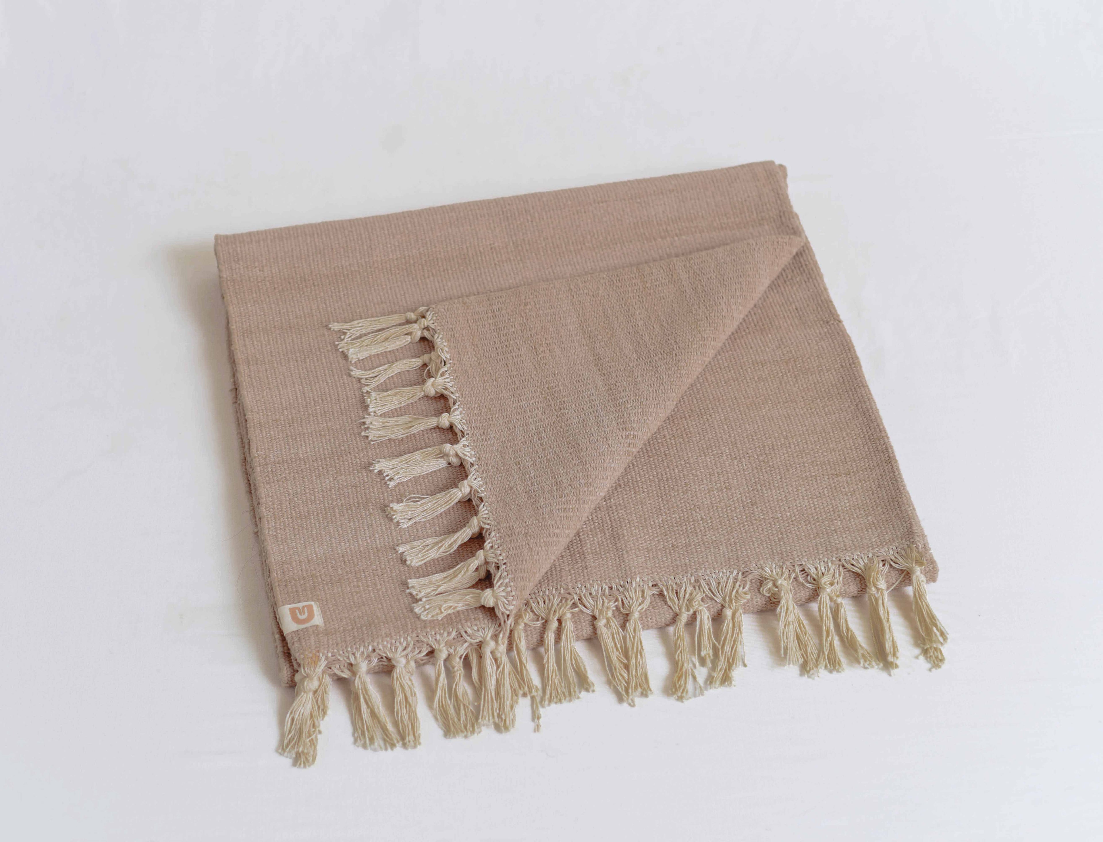 Oko Living Organic Cotton Yoga Blanket - Naturally Dyed