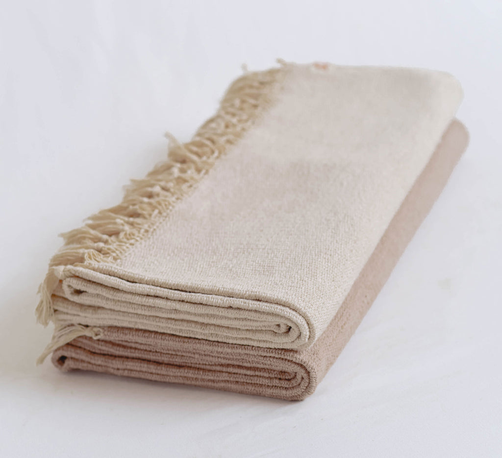 Oko Living Organic Cotton Yoga Blanket - Naturally Dyed