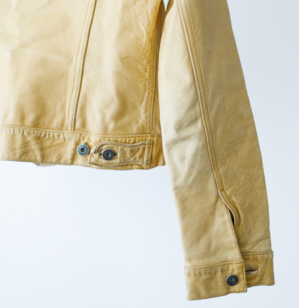 Vintage "Old Gap" Genuine Leather Jacket Womens M