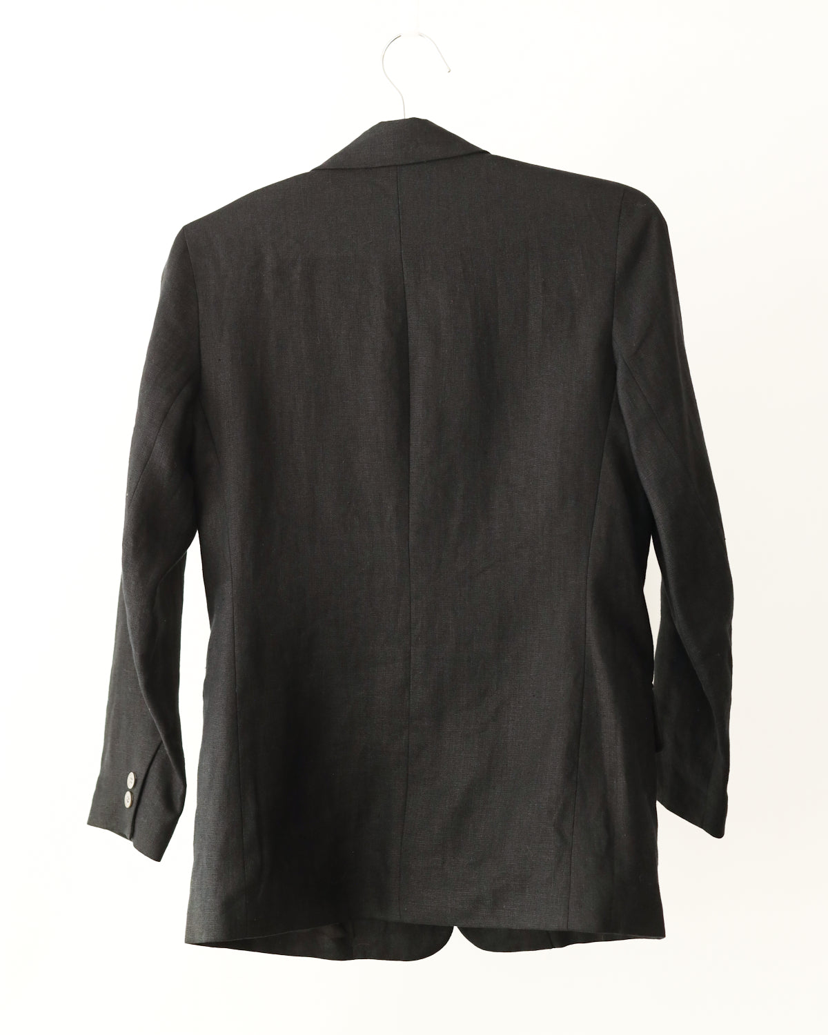 Women's Talbots Linen Black Blazer Size 2