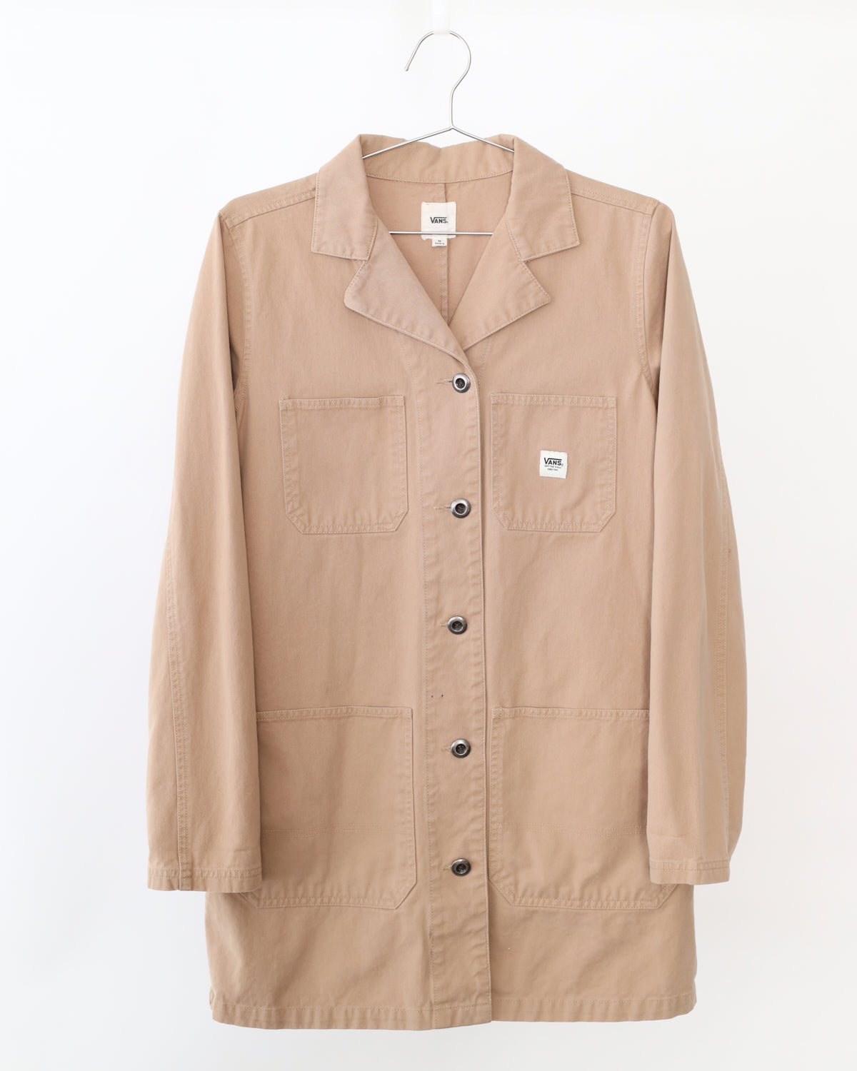 Women's Vans Utility Drill Chore Coat Tan Size M