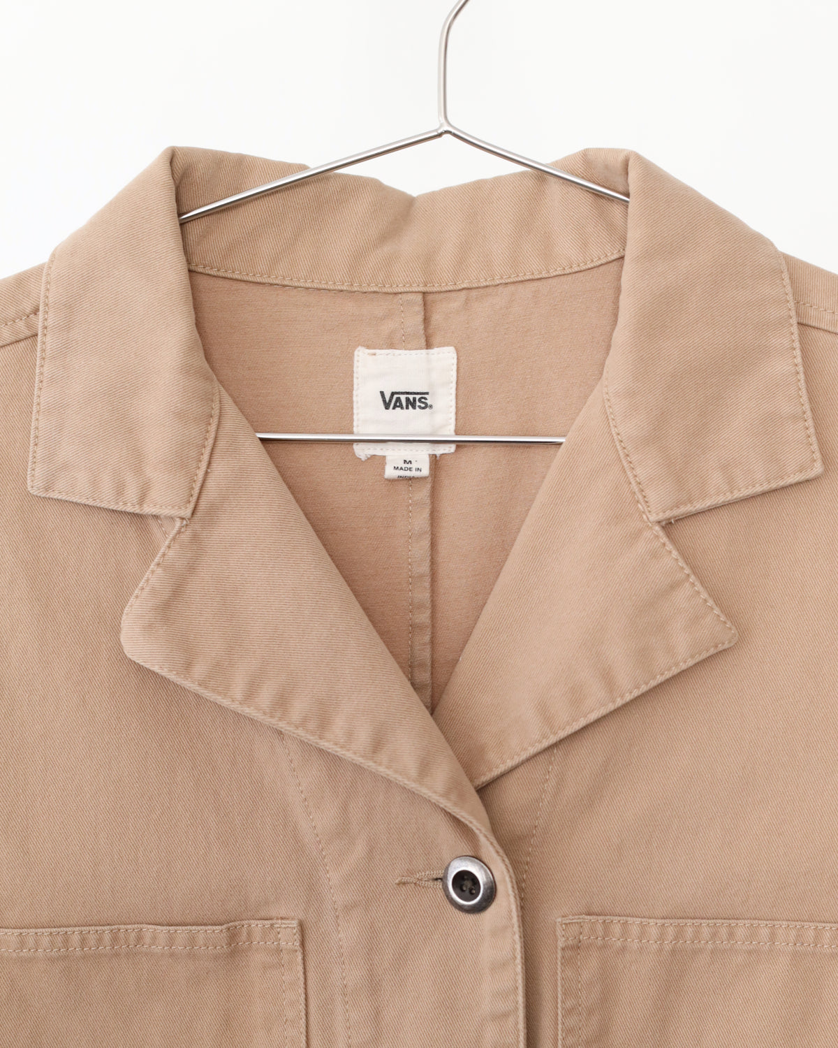 Women's Vans Utility Drill Chore Coat Tan Size M