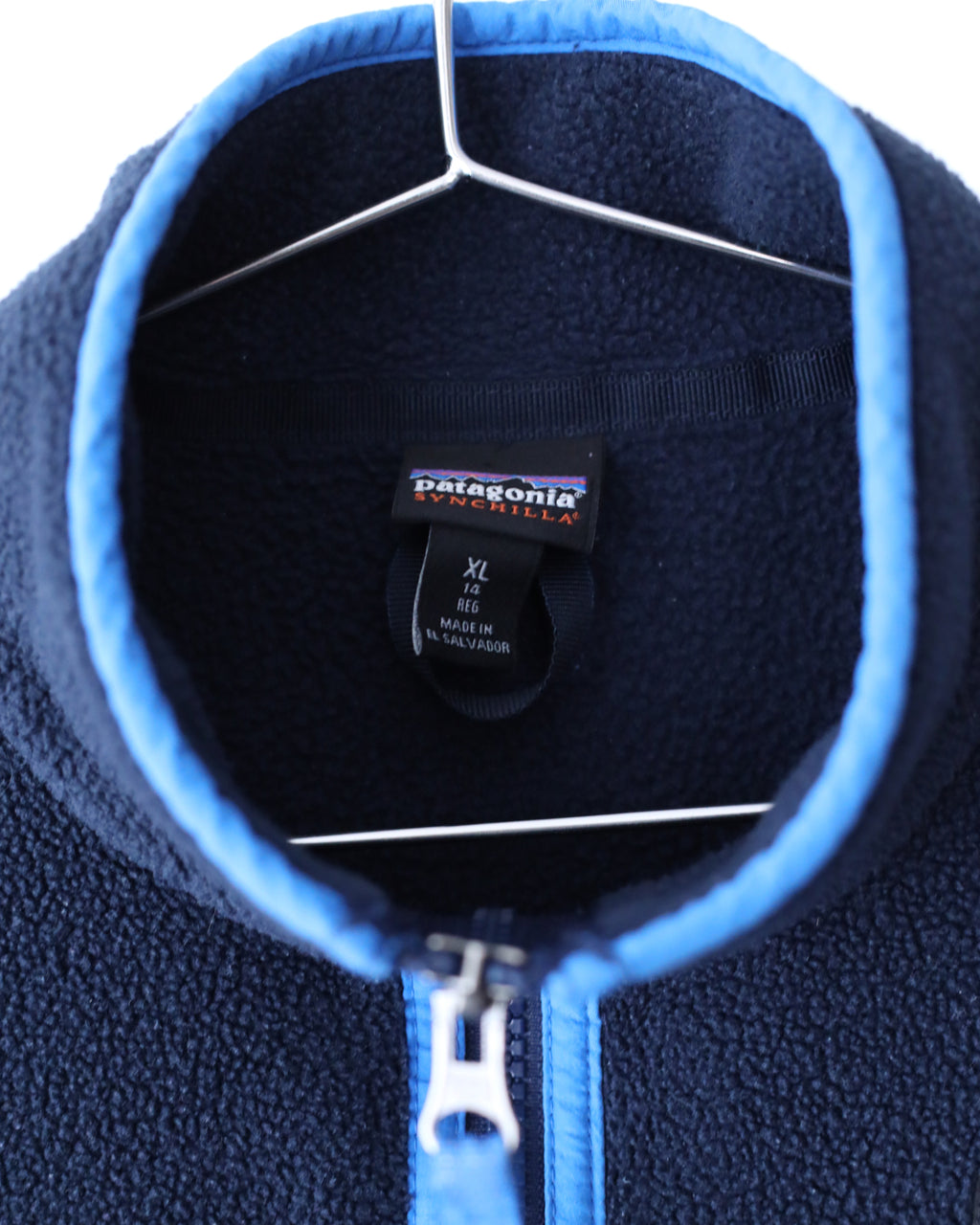 Women's Patagonia Two Tone Blue Zip Fleece Jacket