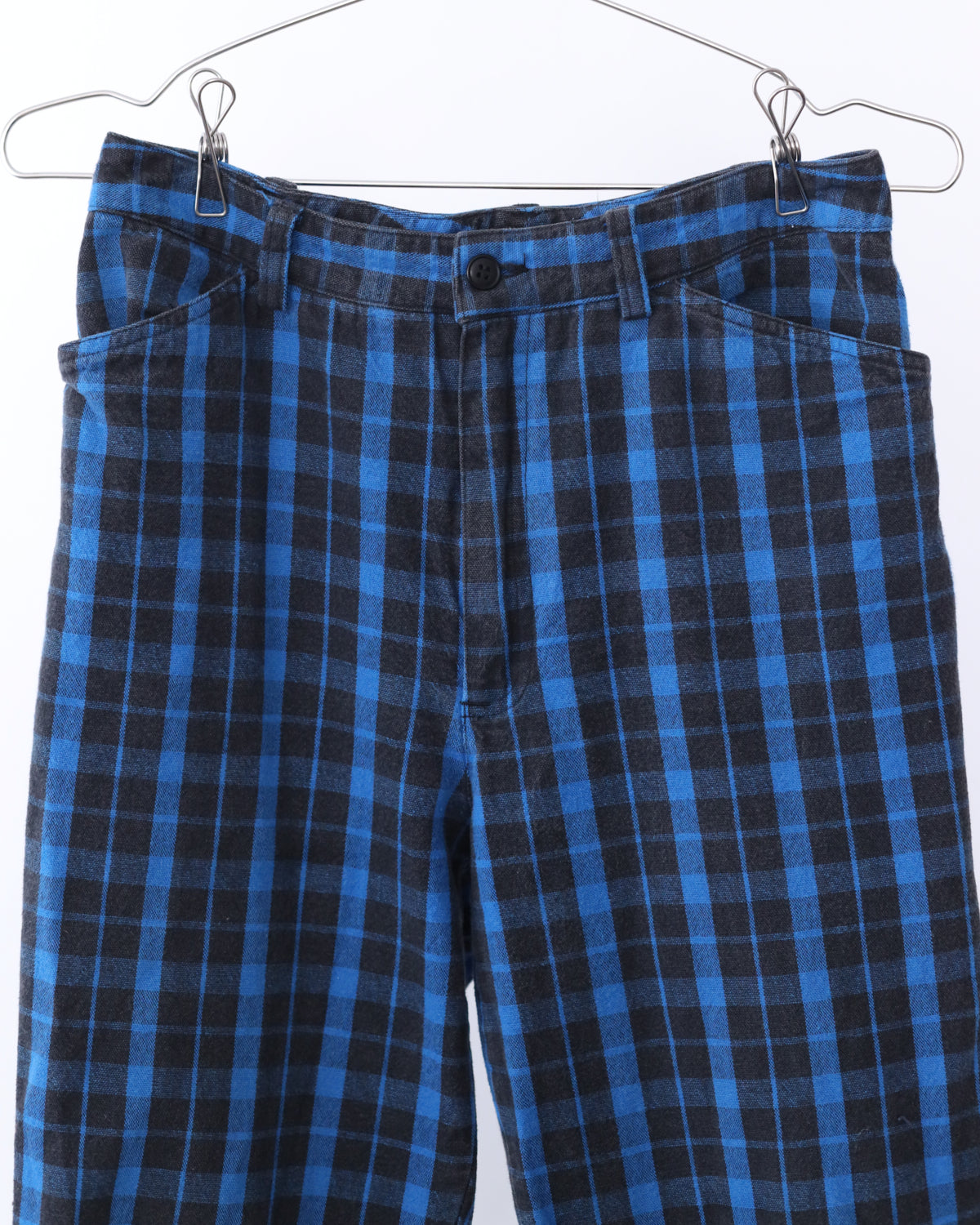 Women's LizSport 90s Blue and Black Plaid Pants