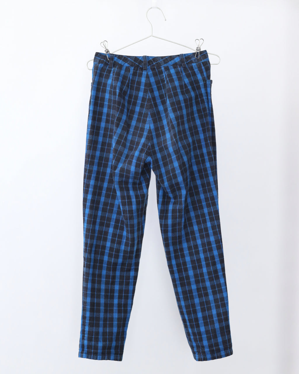 Women's LizSport 90s Blue and Black Plaid Pants