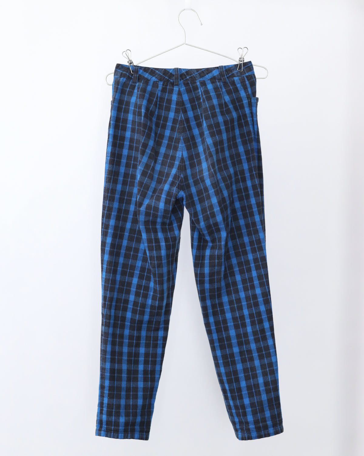 Women's LizSport 90s Blue and Black Plaid Pants