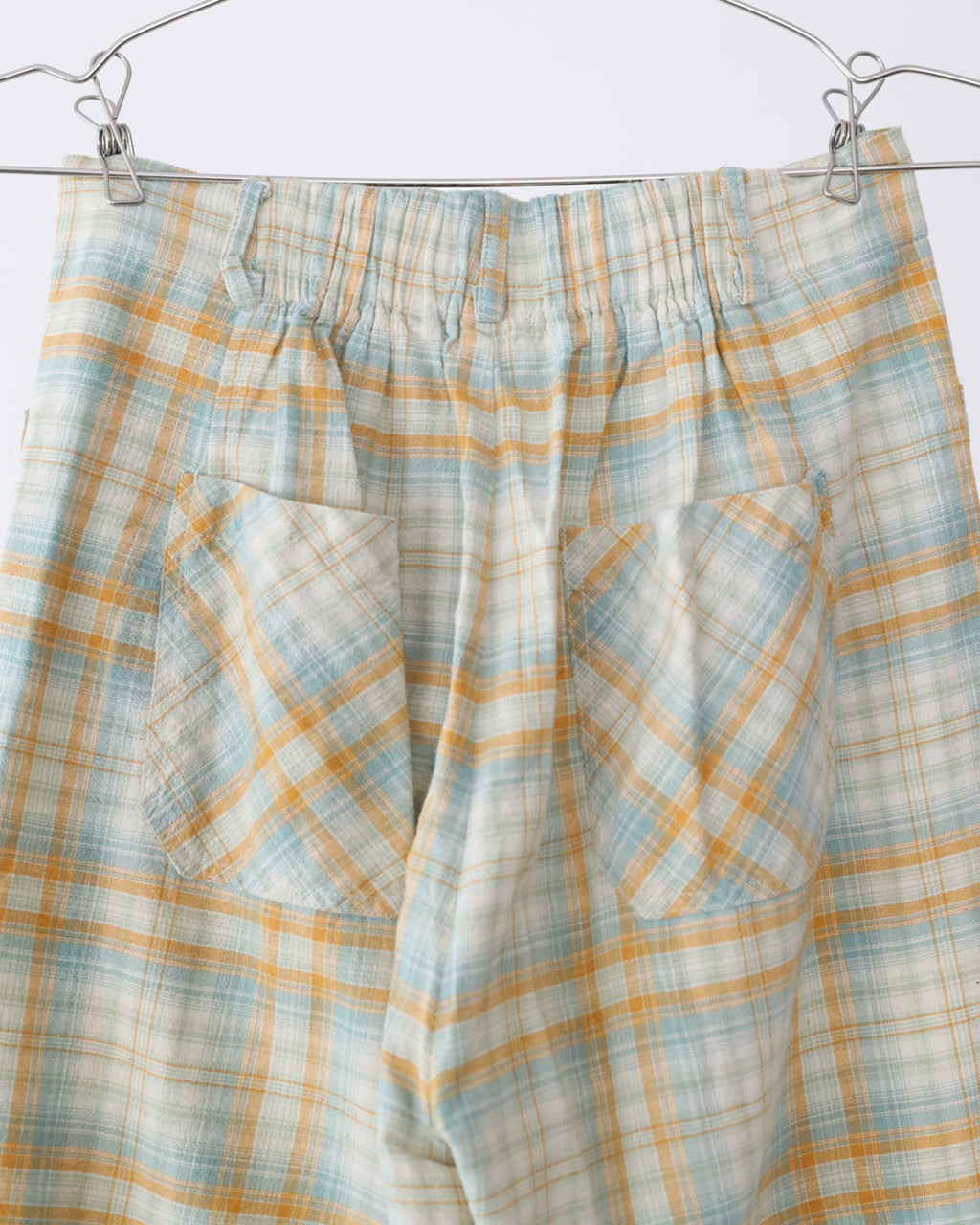 Women's Plaid Wideleg Pants