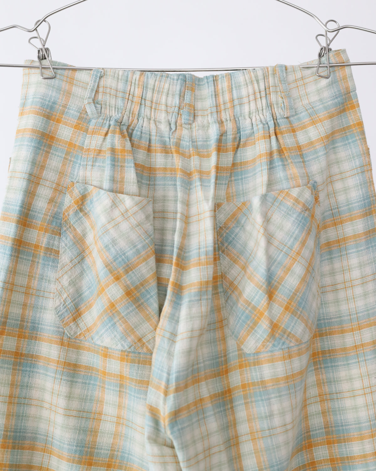 Women's Plaid Wideleg Pants