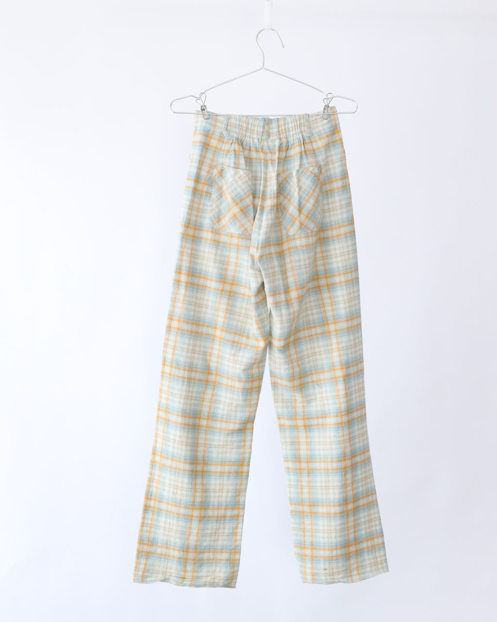 Women's Plaid Wideleg Pants