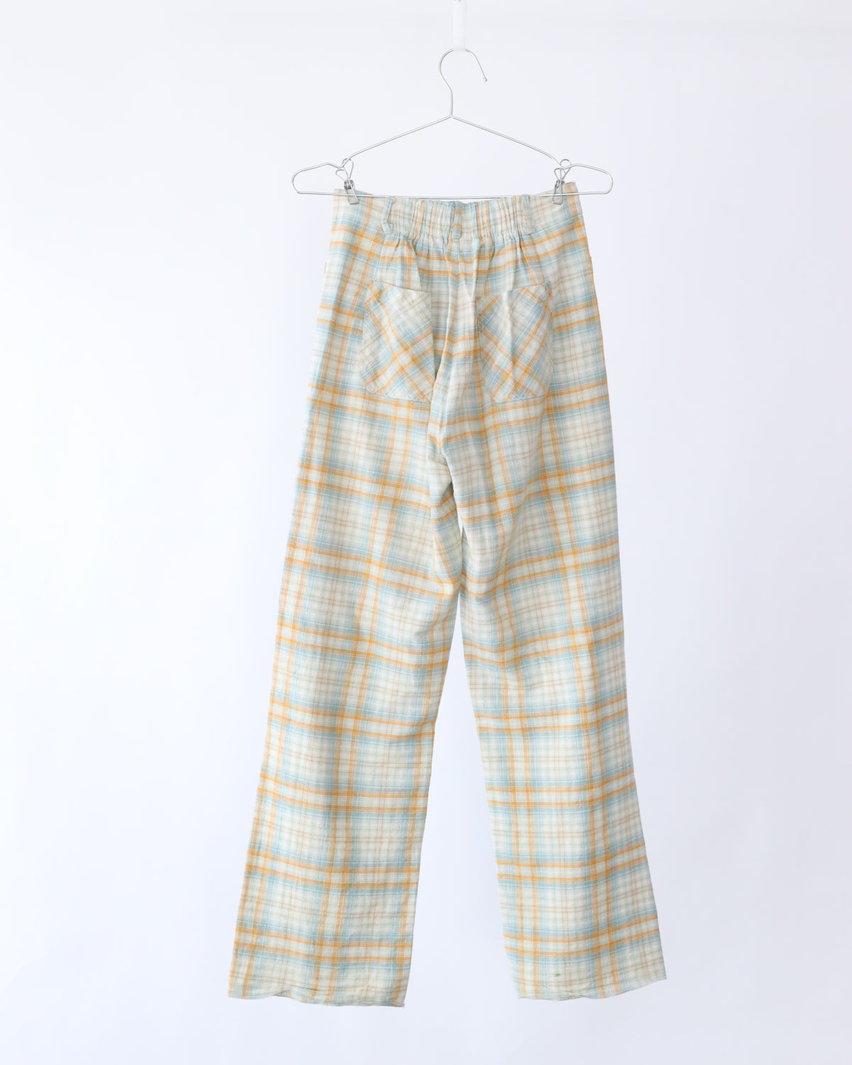 Women's Plaid Wideleg Pants