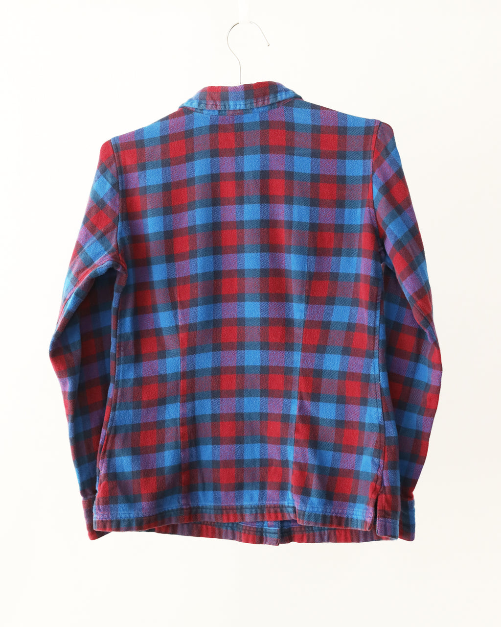 Women's Patagonia Blue White Red Plaid Shirt Size 4