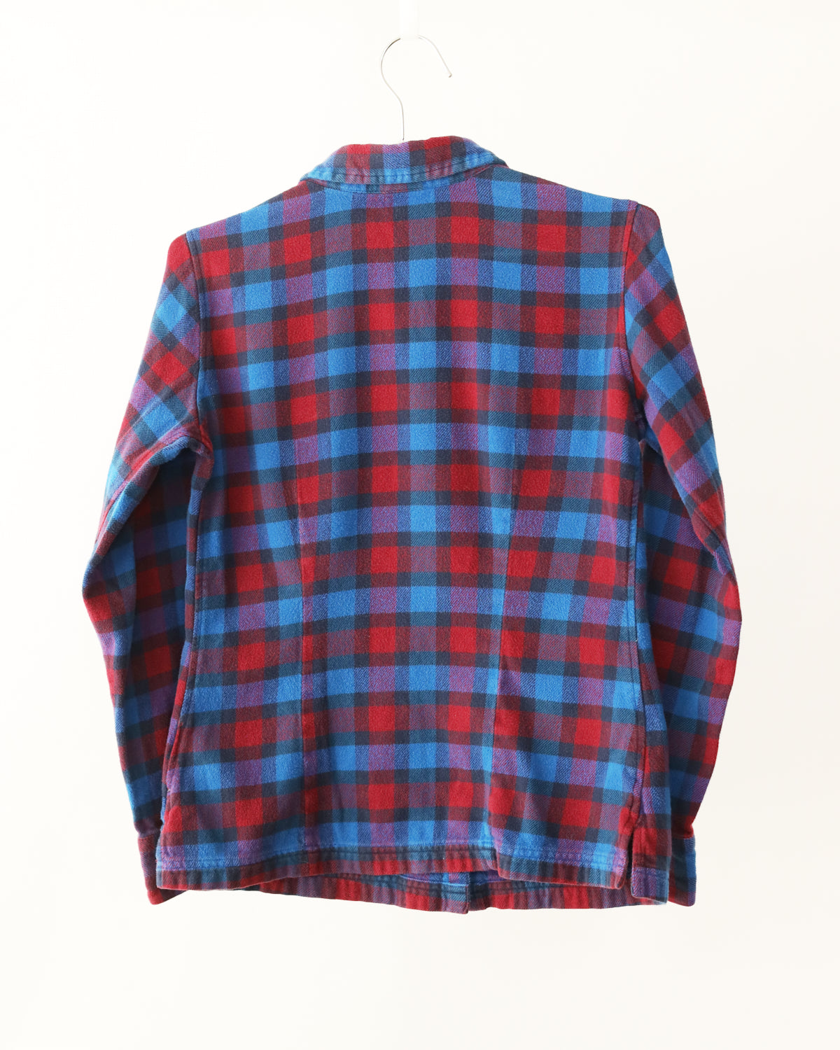 Women's Patagonia Blue White Red Plaid Shirt Size 4