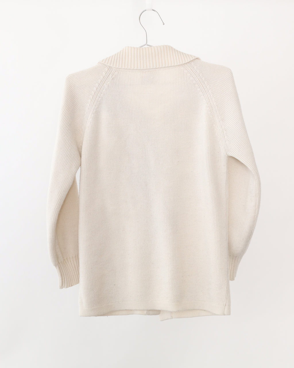 Women's Jantzen Cream Knit Cardigan