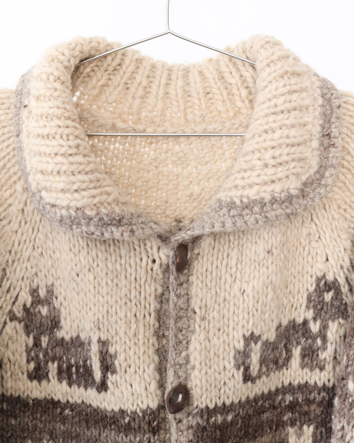 Women's Knit Multi Cream Cardigan