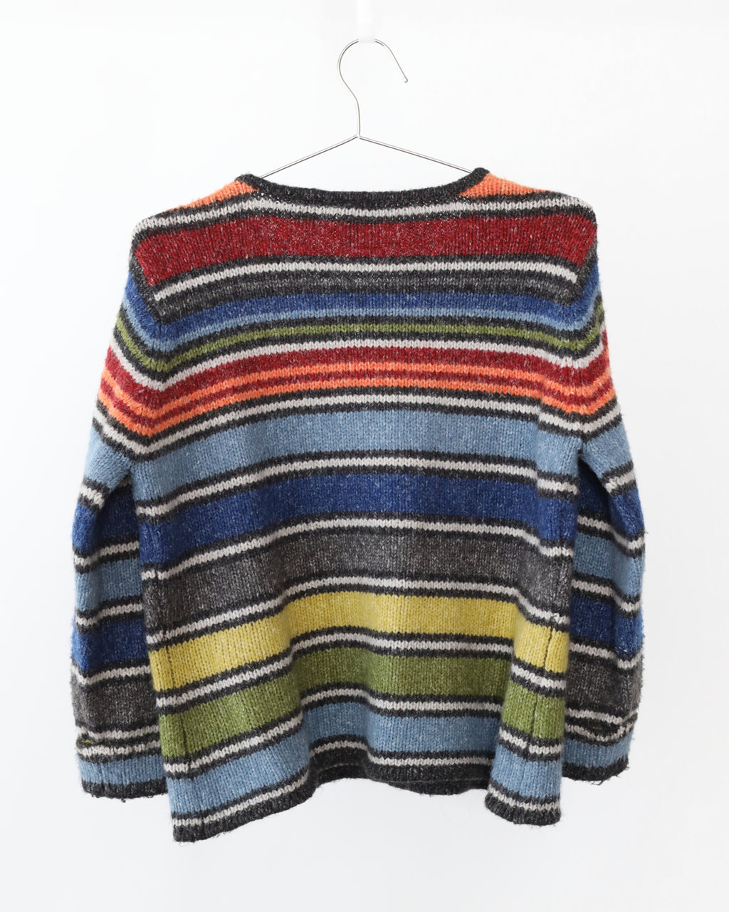 Women's Cousine Johnny Stripe Multicolor Knit Sweater Size L