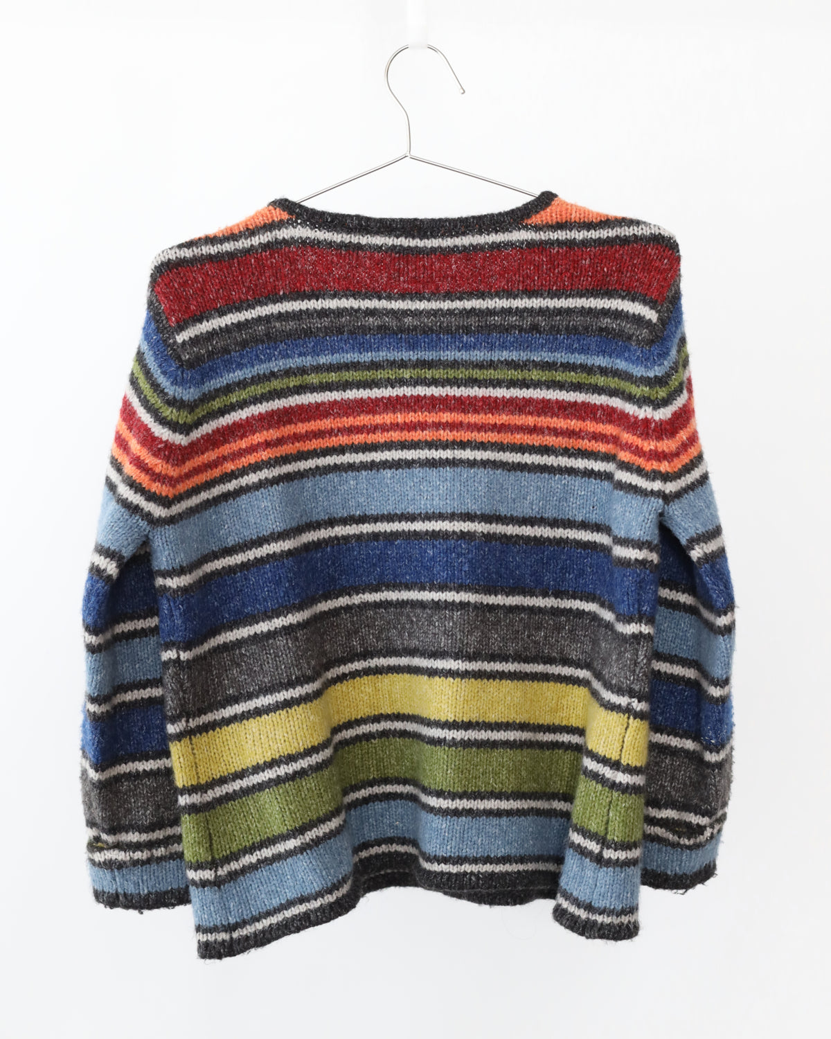 Women's Cousine Johnny Stripe Multicolor Knit Sweater Size L