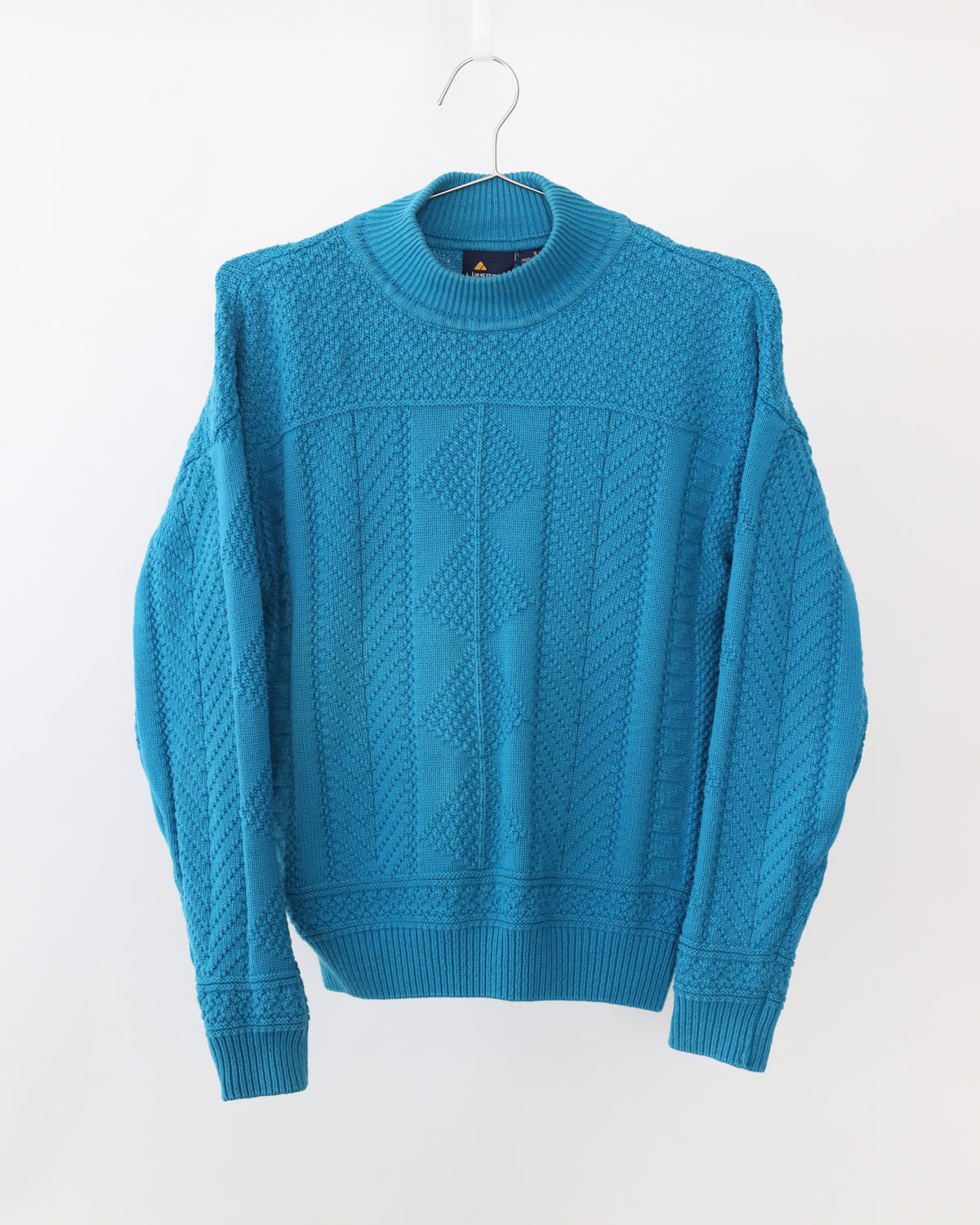 Women's Liz Sport Teal Knit Sweater Size S
