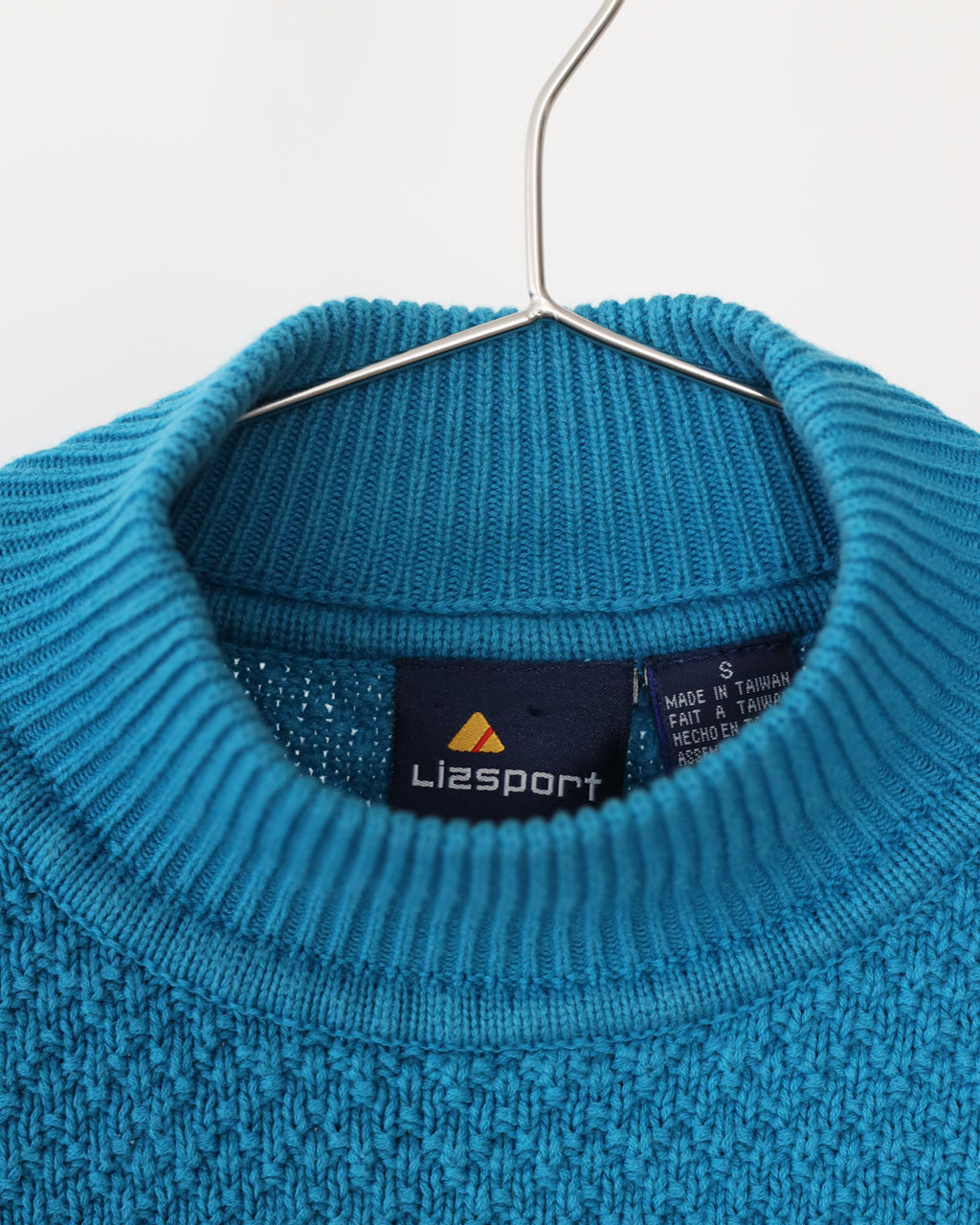 Women's Liz Sport Teal Knit Sweater Size S