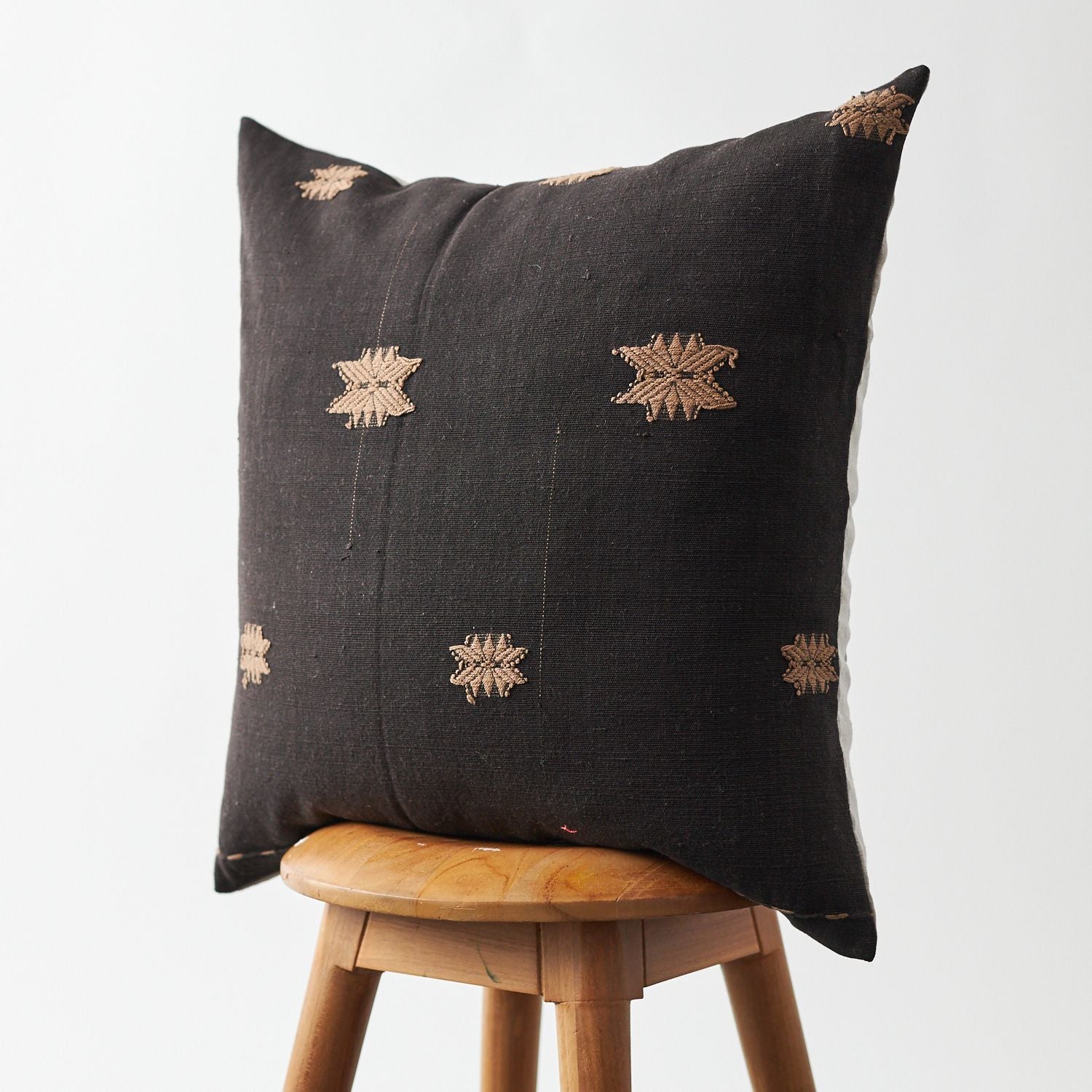 Handwoven Naga Hmong Black 20"x20"