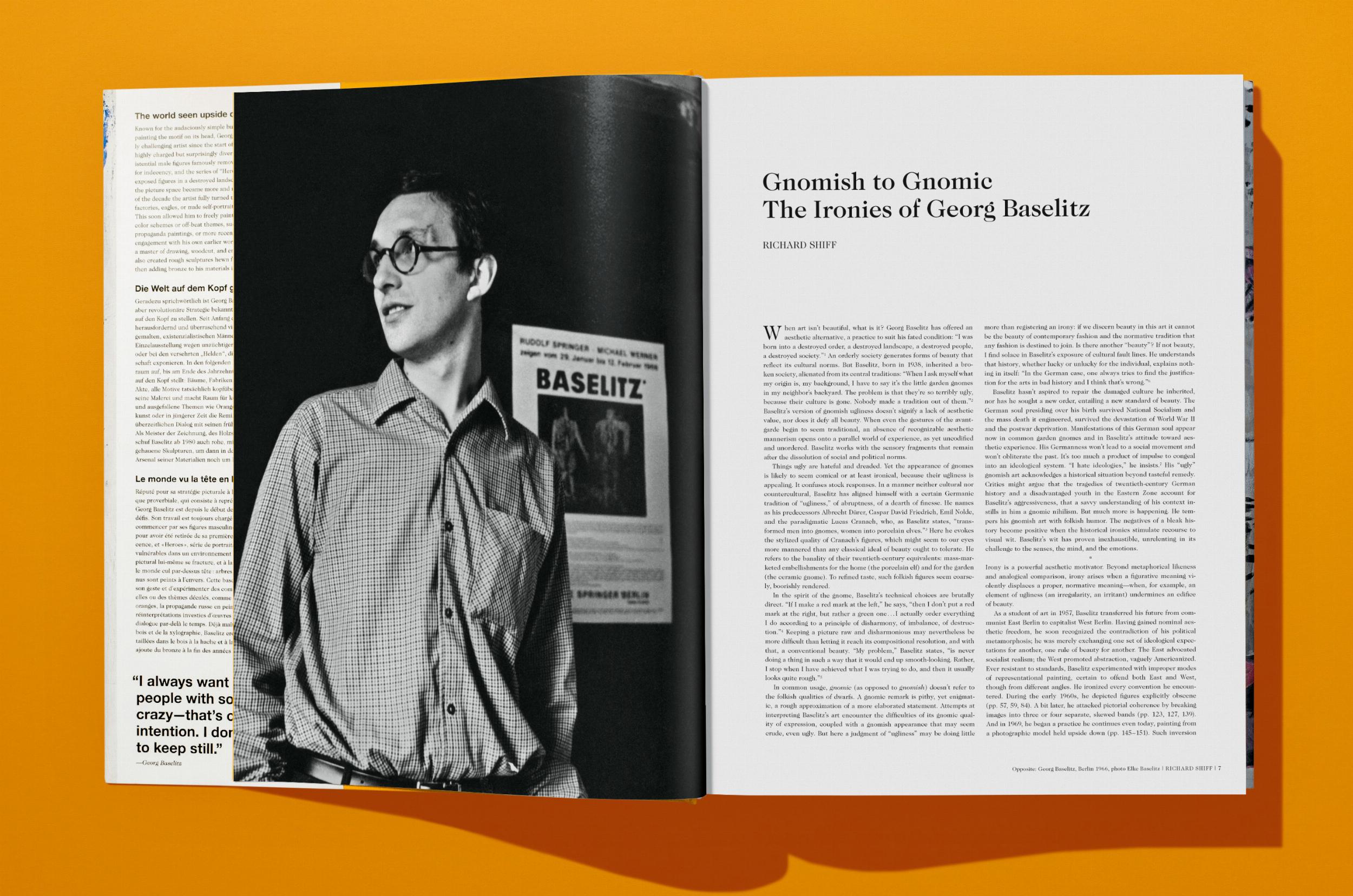 Georg Baselitz (German, French, English)