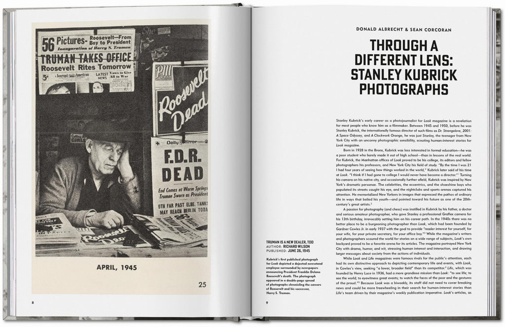 Stanley Kubrick Photographs. Through a Different Lens (German, French, English)