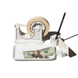 Paper Weight & Card Holder - White