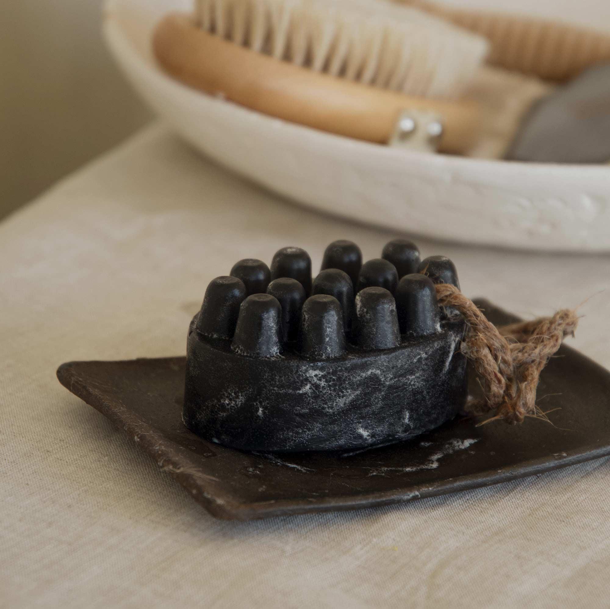 Cedar and Myrrh Bar Soap Massage | Palo Santo & Charcoal