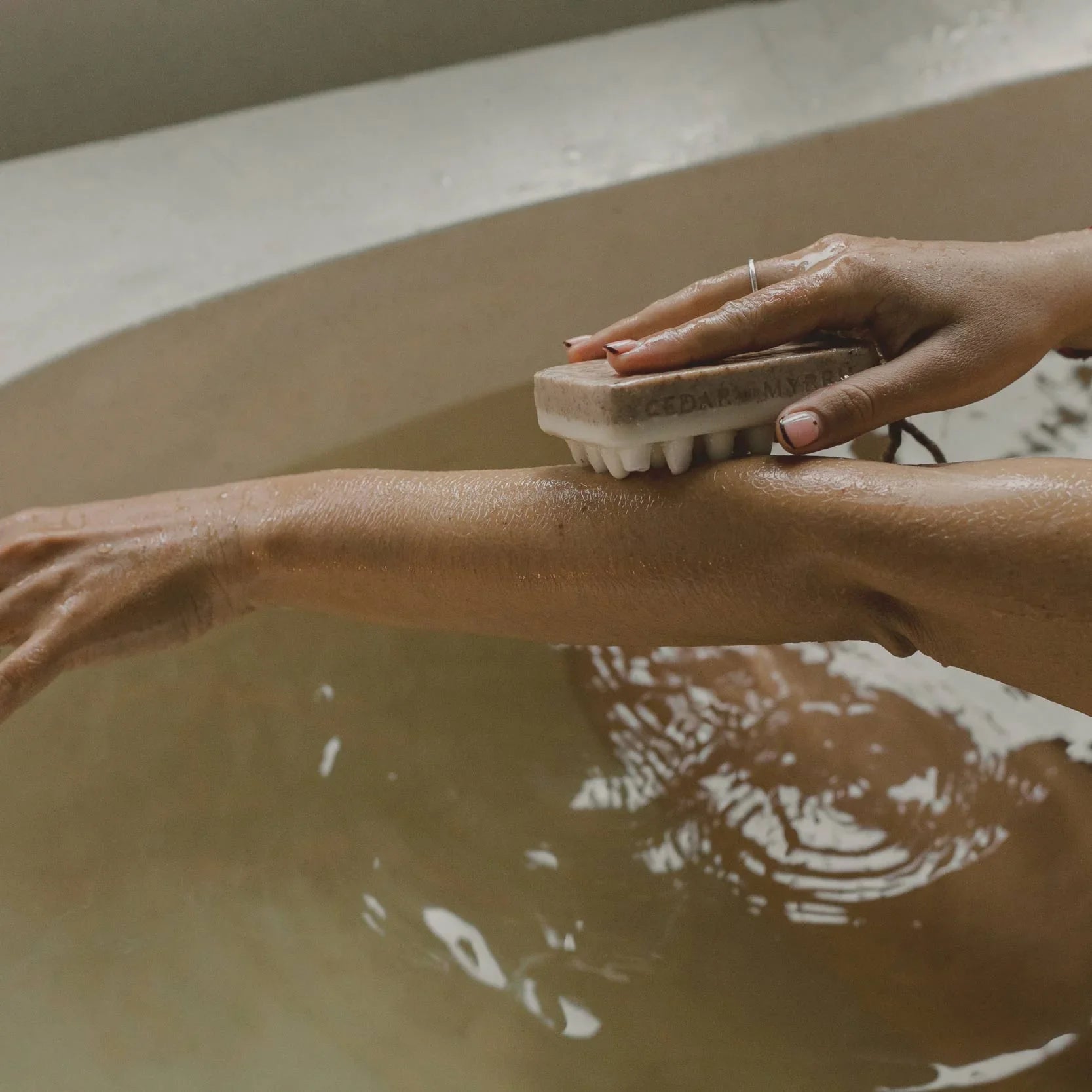 Cedar and Myrrh Bar Soap Exfoliating | Palo Santo | Hand-wrapped Version | Limited