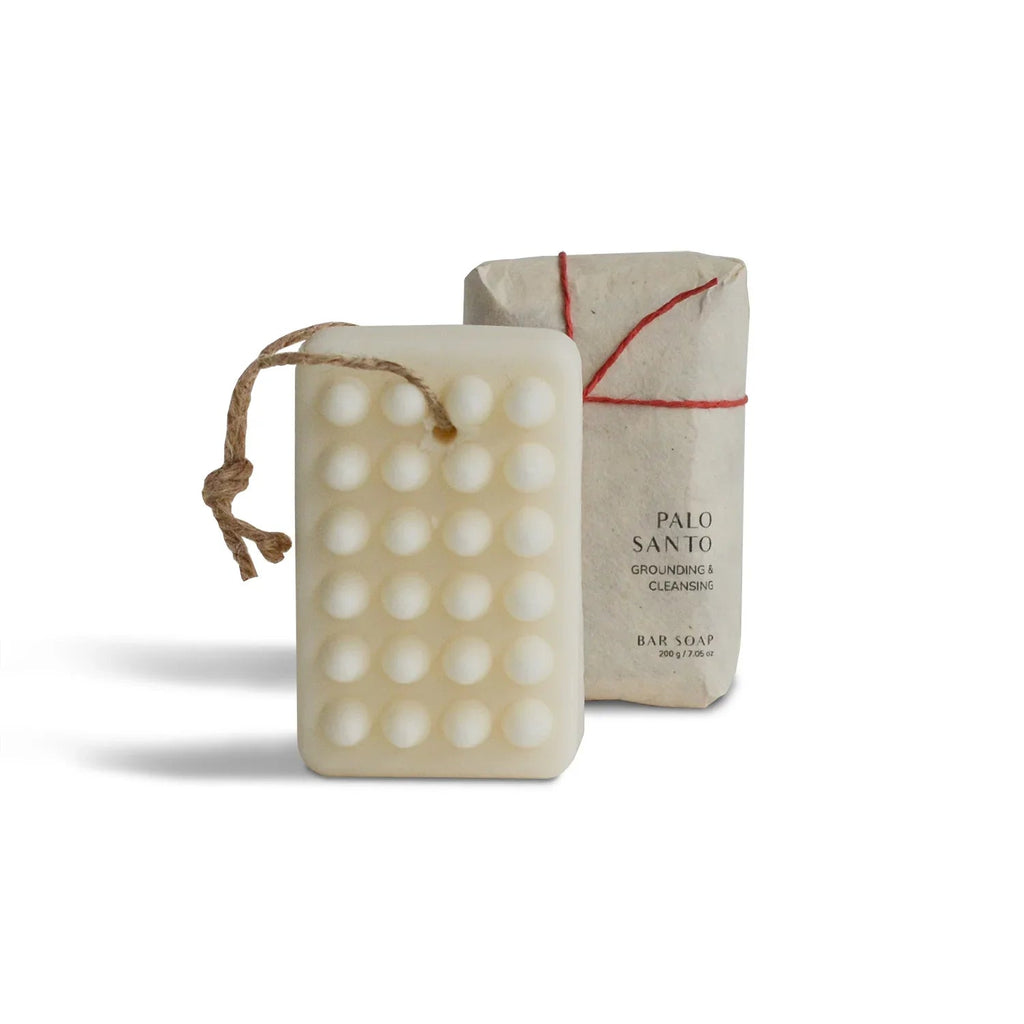 Cedar and Myrrh Bar Soap Massage | Palo Santo |Hand-Wrapped Version | Limited