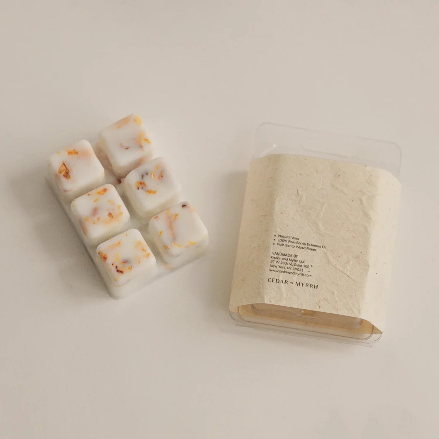 Cedar and Myrrh Wax Melts | Palo Santo | 6 Cubes
