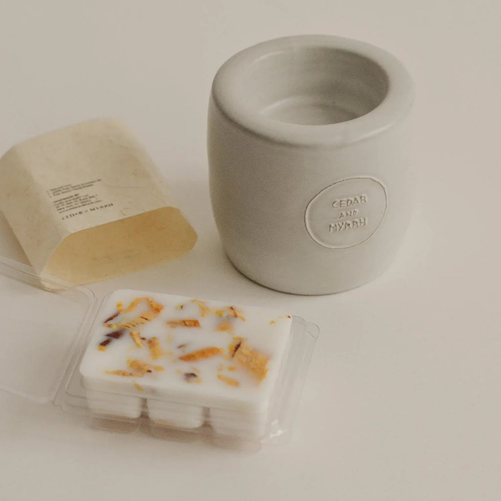 Cedar and Myrrh Wax Melts | Palo Santo | 6 Cubes