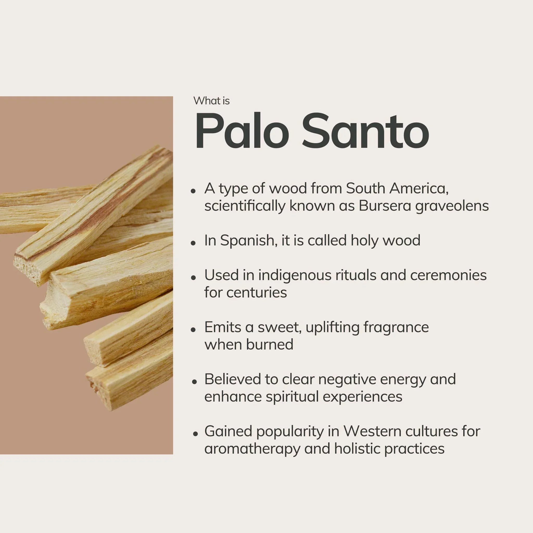 Cedar and Myrrh Palo Santo Sticks | 6 pieces Peruvian