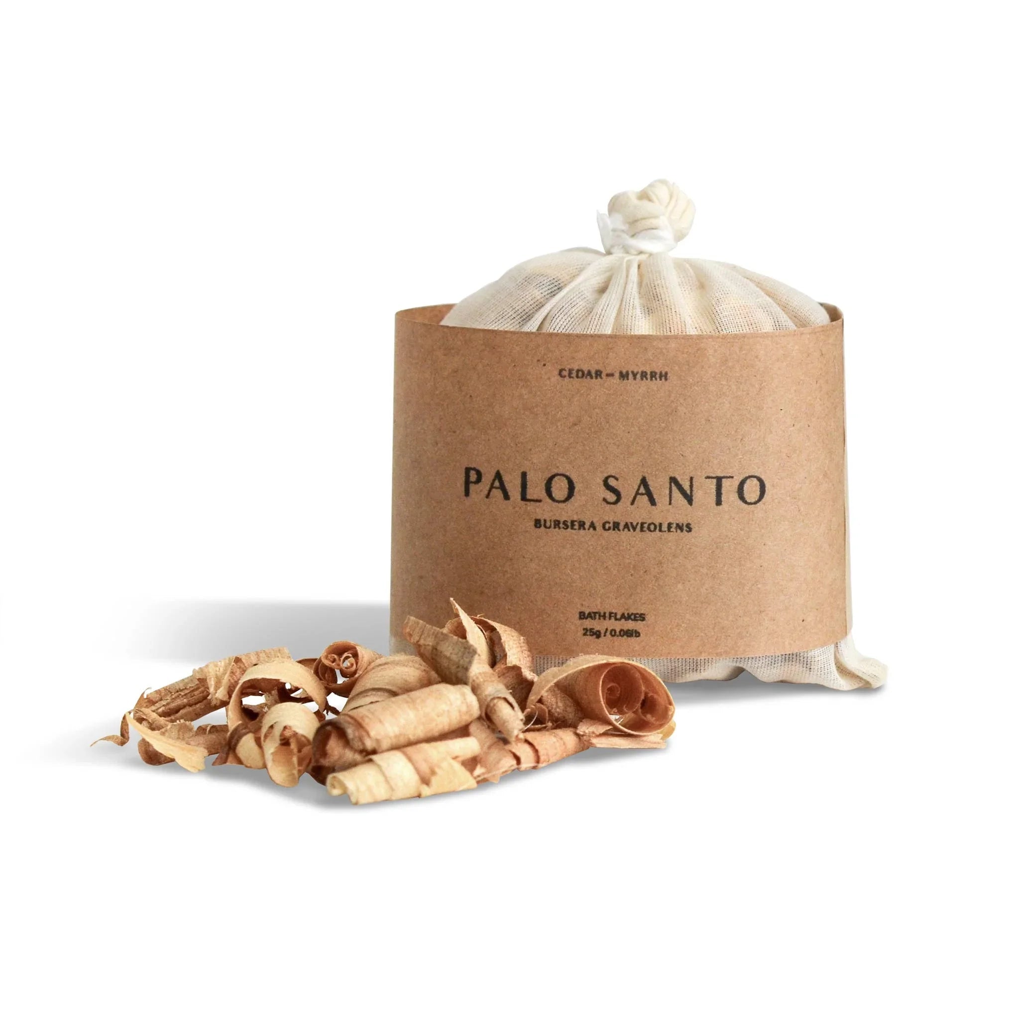 Cedar and Myrrh Bath Flakes Palo Santo
