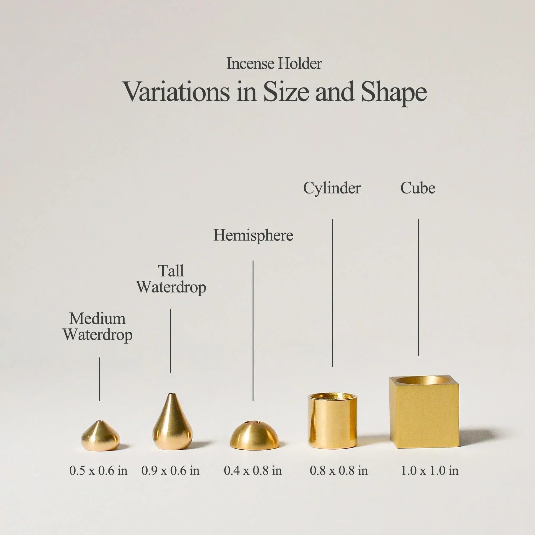 Cedar and Myrrh Incense Holder Brass Cylinder