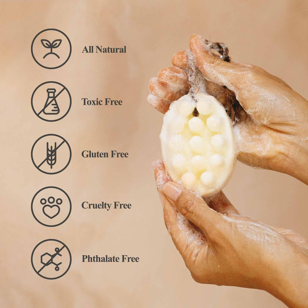 Cedar and Myrrh Bar Soap Massage | Palo Santo & Shea Butter