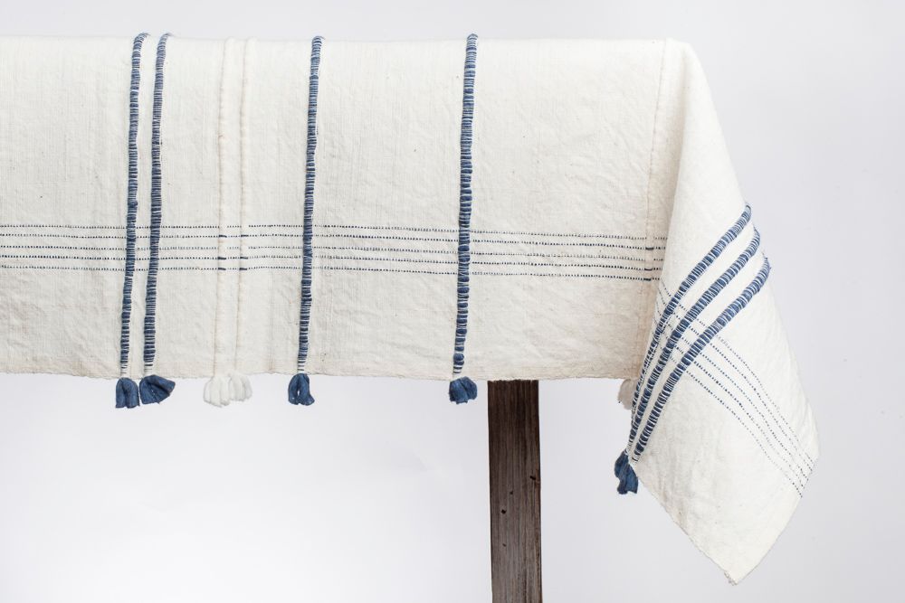 Creative Women Ribbons Cotton Tablecloth